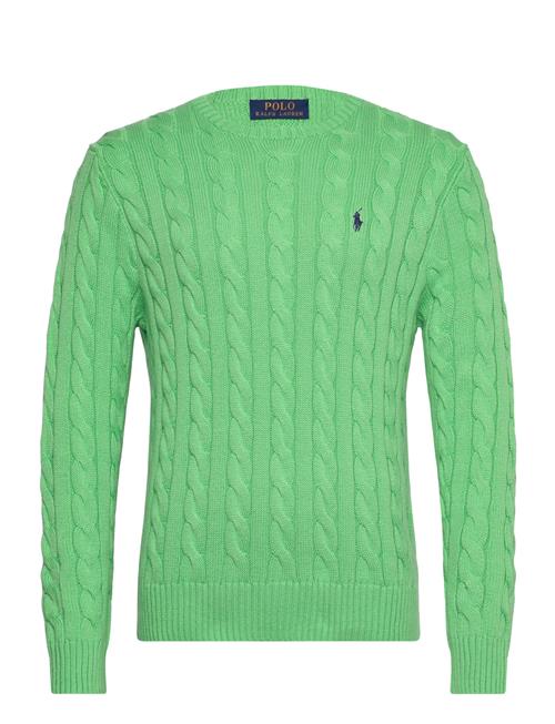 Cable-Knit Cotton Sweater Polo Ralph Lauren Green