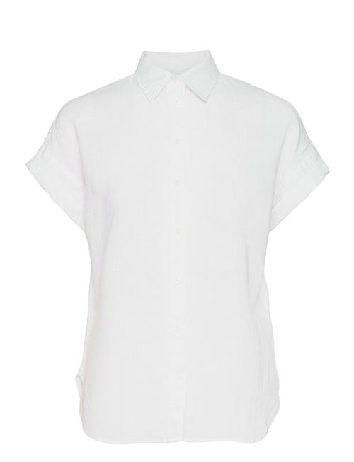 Relaxed Fit Linen Short-Sleeve Shirt Lauren Ralph Lauren White