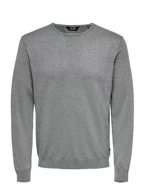 Onswyler Life Reg 14 Ls Crew Knit Noos ONLY & SONS Grey