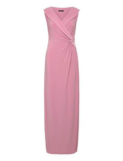 Jersey Off-The-Shoulder Gown Lauren Ralph Lauren Pink