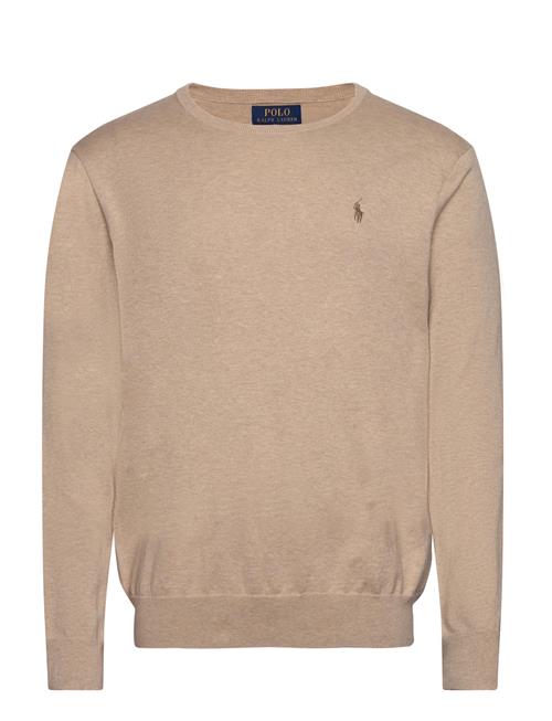 Slim Fit Textured Cotton Sweater Polo Ralph Lauren Beige