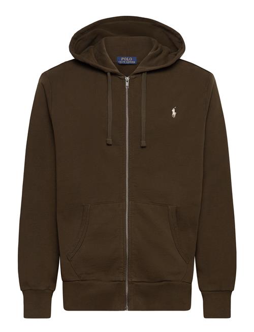 Loopback Fleece Full-Zip Hoodie Polo Ralph Lauren Brown