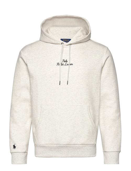 Logo Double-Knit Hoodie Polo Ralph Lauren Cream