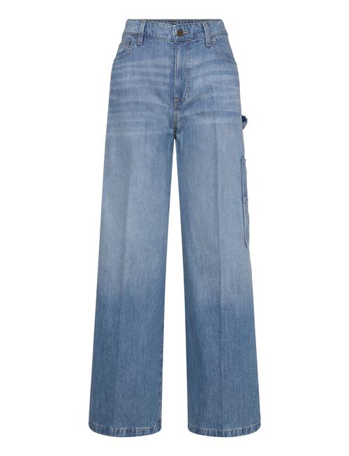 High-Rise Wide-Leg Carpenter Jean Lauren Ralph Lauren Blue
