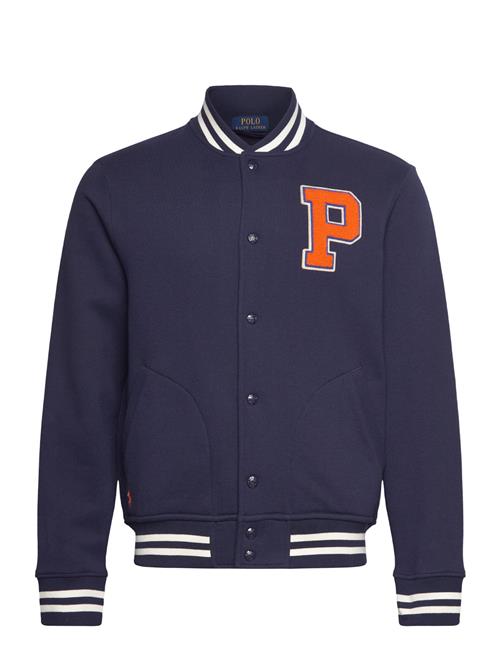 The Rl Fleece Baseball Jacket Polo Ralph Lauren Navy