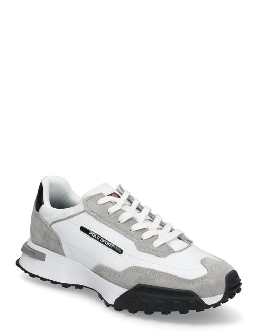 Ps275 Suede-Paneled Sneaker Polo Ralph Lauren White