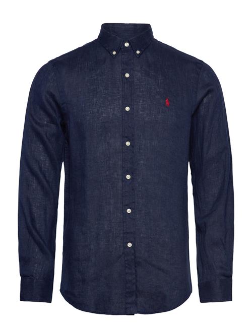 Slim Fit Linen Shirt Polo Ralph Lauren Navy
