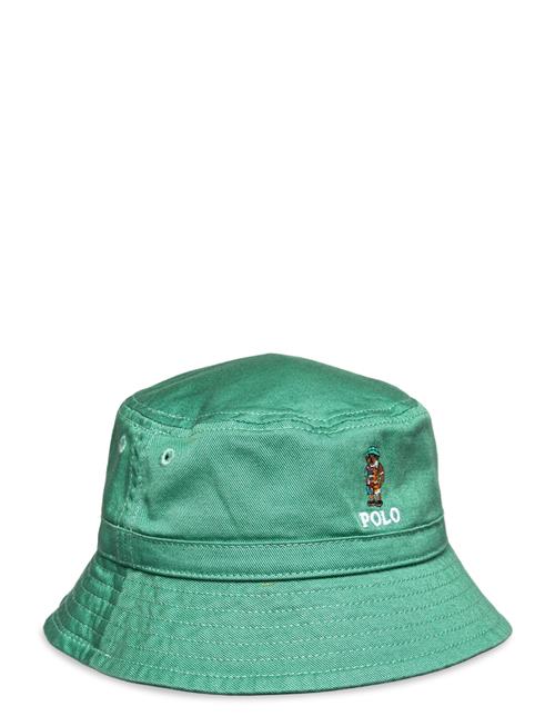 Polo Bear Cotton Twill Bucket Hat Ralph Lauren Baby Green