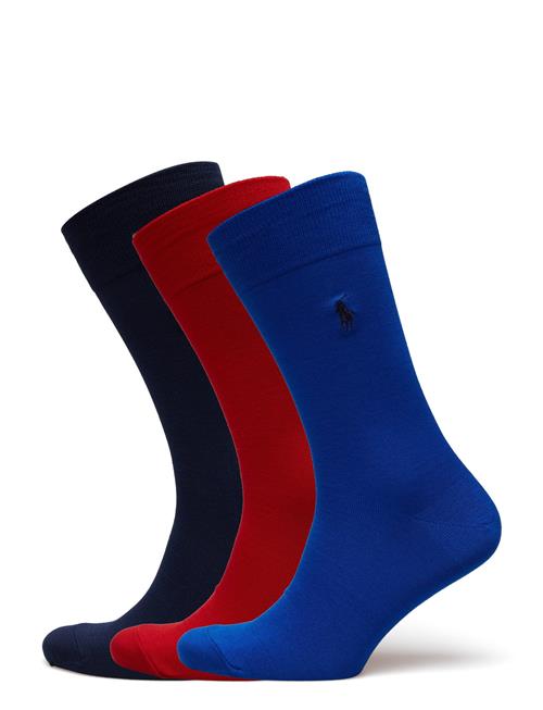 Cotton-Blend Trouser Sock 3-Pack Polo Ralph Lauren Blue