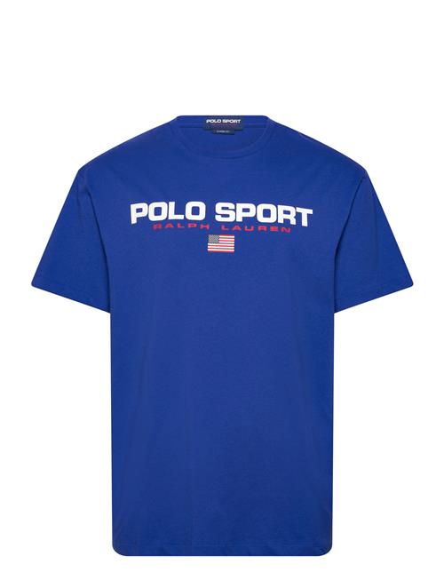 Classic Fit Polo Sport Jersey T-Shirt Polo Ralph Lauren Blue