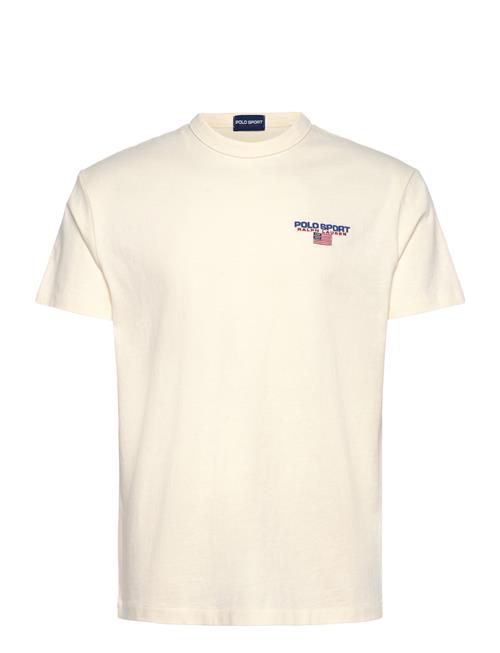 Classic Fit Polo Sport Jersey T-Shirt Polo Ralph Lauren Cream
