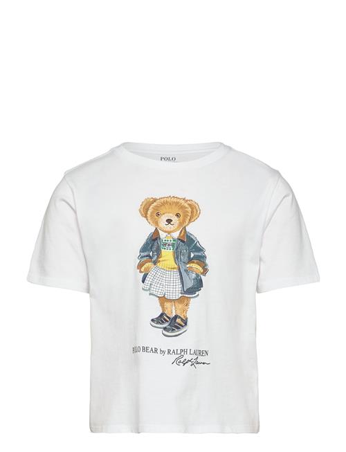 Polo Bear Cotton Jersey Boxy Tee Ralph Lauren Kids White