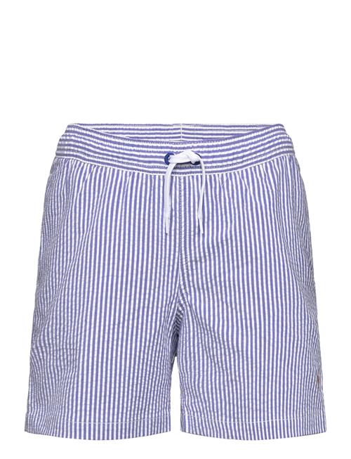 Traveler Stretch Seersucker Swim Trunk Ralph Lauren Kids Blue