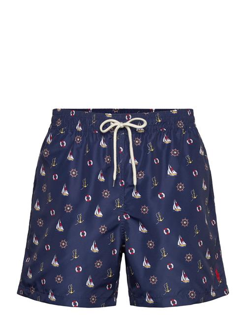 Se 5.75-Inch Traveler Classic Swim Trunk Polo Ralph Lauren Navy ved Booztlet