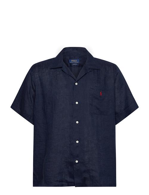 Classic Fit Linen Camp Shirt Polo Ralph Lauren Navy