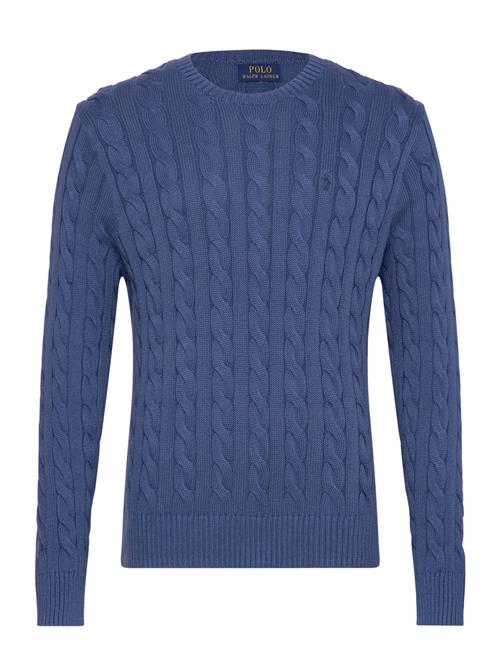 Cable-Knit Garment-Dyed Cotton Sweater Polo Ralph Lauren Navy