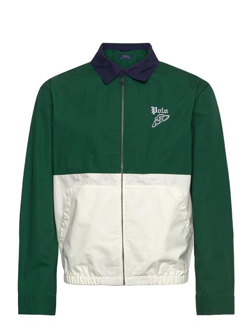 The Bayport Color-Blocked Poplin Jacket Polo Ralph Lauren Green