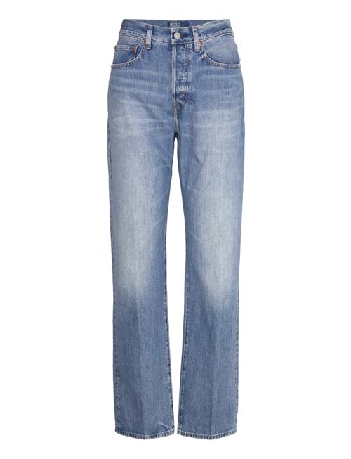 High-Rise Relaxed Straight Jean Polo Ralph Lauren Blue