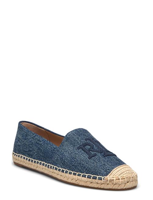 Cameryn Washed Denim Espadrille Lauren Ralph Lauren Blue