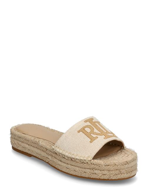 Polly Cross-Dyed Canvas Espadrille Lauren Ralph Lauren Beige