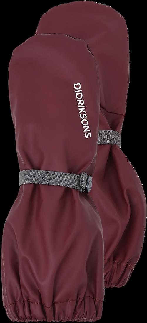 Didriksons Pile-handske Anemon Red  Anemon Red-2 Y  Rød  2 år  Unisex
