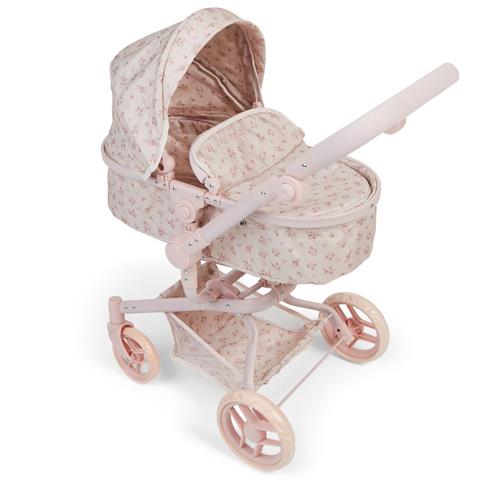 Stoy Blomstret 2-i-1 Dukke Klapvogn Lyserød 3-6 Y      Unisex