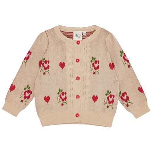 Flöss Amelia Cardigan Soft Pink  Soft Pink-122 cm  Lyserød  122 cm  kvinde