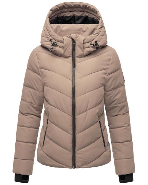 MARIKOO Vinterjakke  taupe / sort / hvid