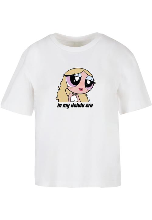Mister Tee Shirts 'Staying Delulu'  nude / chamois / sort / hvid