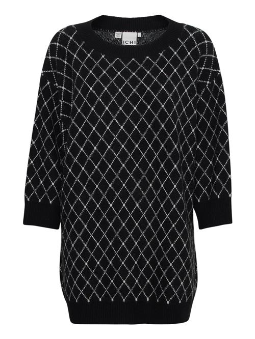 ICHI Pullover 'Alvino'  sort / offwhite