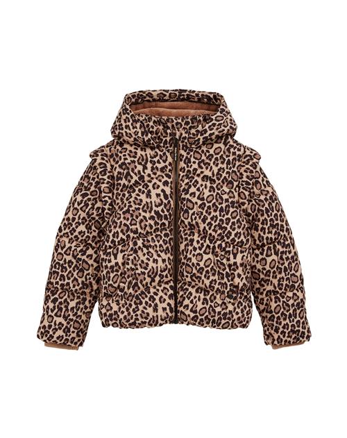 WE Fashion Overgangsjakke  brun / lysebrun / sort