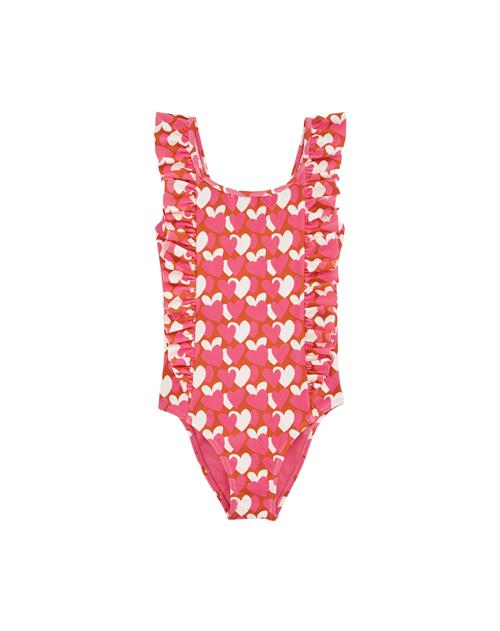 WE Fashion Badedragt  rød / hvid