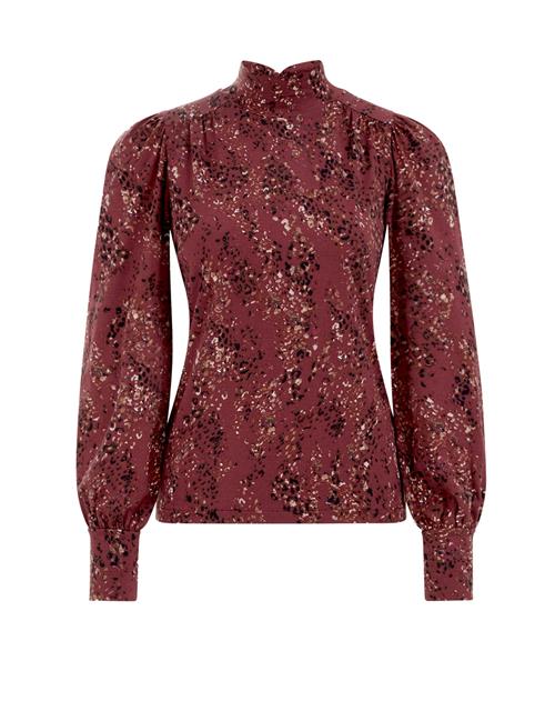 WE Fashion Shirts  cognac / burgunder / sort / hvid