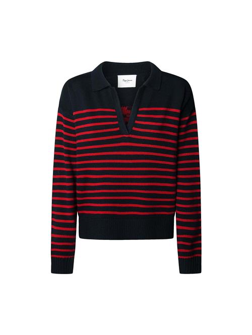 Pepe Jeans Pullover 'CARLINA'  navy / rød