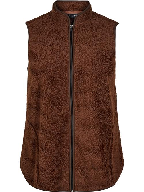 Active by Zizzi Sportsvest 'AOPHELIA'  brun