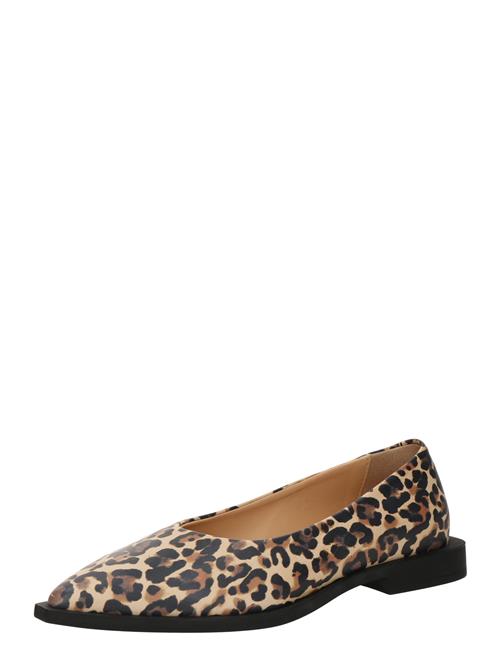 Copenhagen Studios Ballerinasko  lysebeige / brun / sort