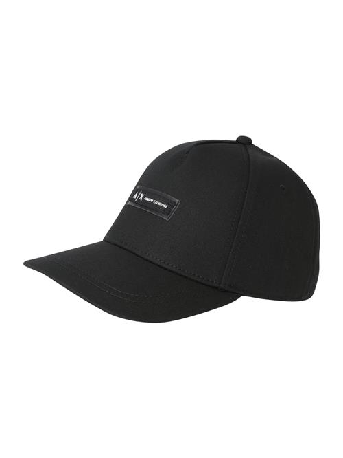 ARMANI EXCHANGE Hætte  sort / hvid