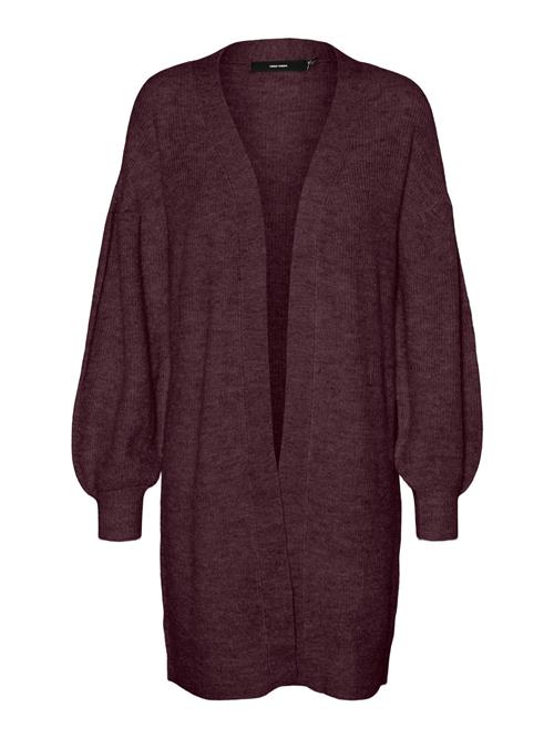 Vero Moda Curve Cardigan 'VMRUBELLEFILE'  merlot