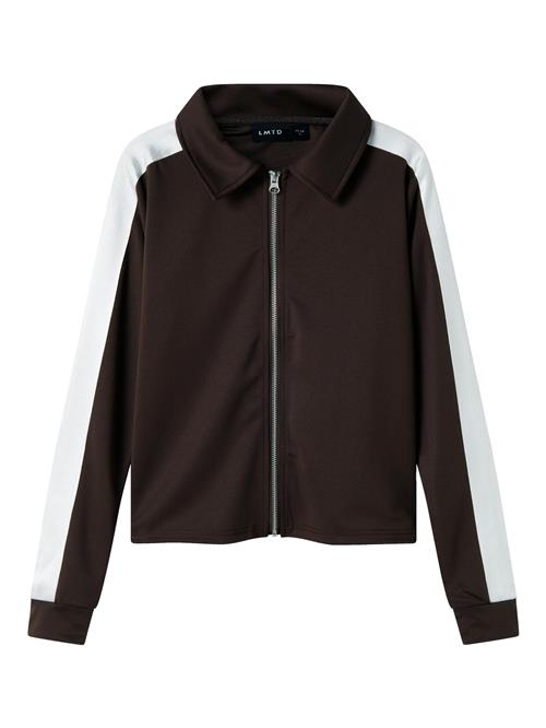 LMTD Sweatjakke  mørkebrun / hvid