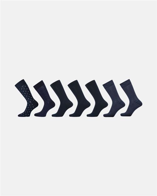 Strømper 7-pak | Bambusviskose | Navy