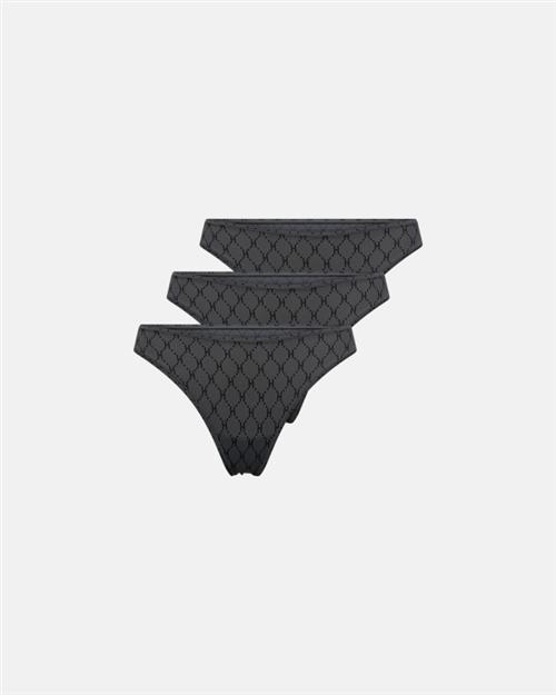 String "logo" 3-pak | Grå