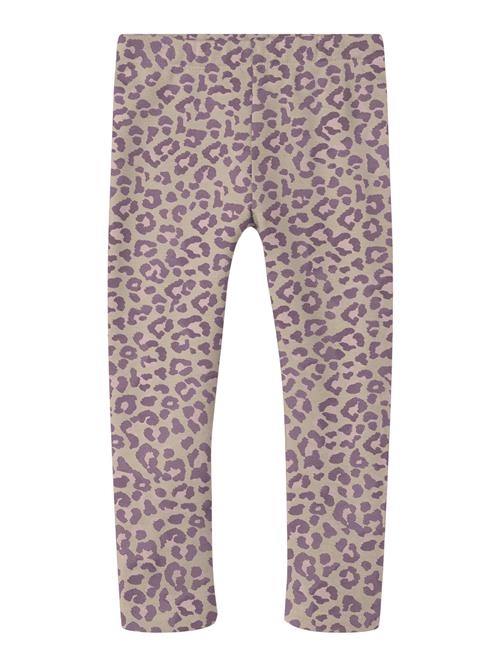 NAME IT Sweat Fleece Leggings Davina Summer Sand Leo
