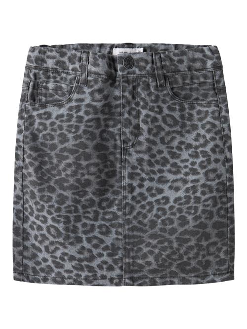 NAME IT Nederdele Twill Salli Night Owl Grey Leopard