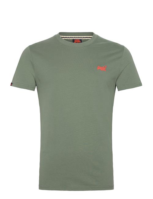 Essential Logo Emb Tee Superdry Green