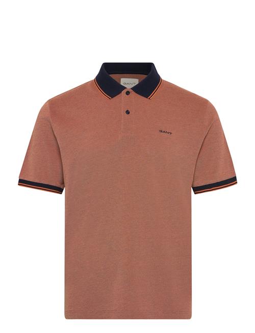 4-Col Oxford Ss Pique GANT Orange