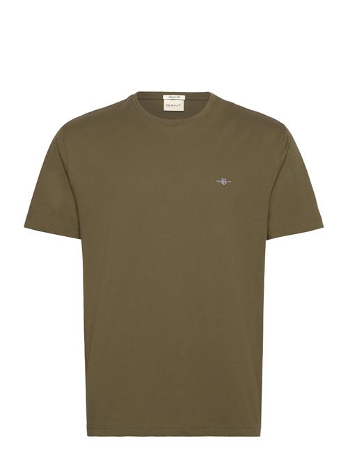 Reg Shield Ss T-Shirt GANT Khaki