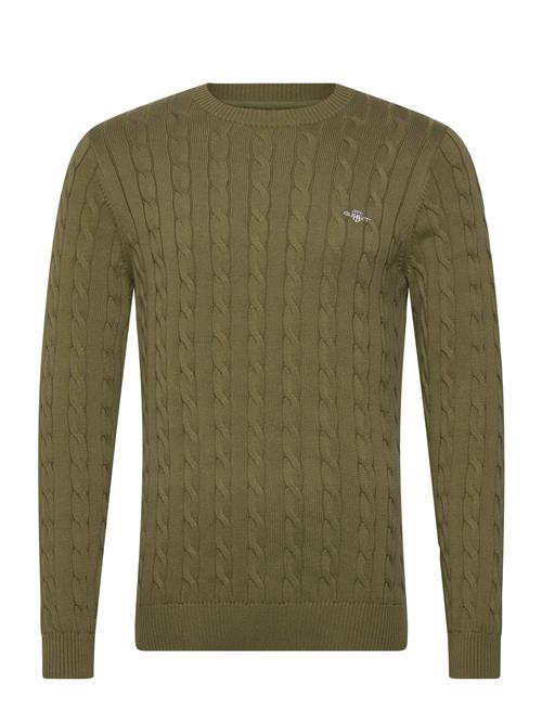 Cotton Cable C-Neck GANT Green