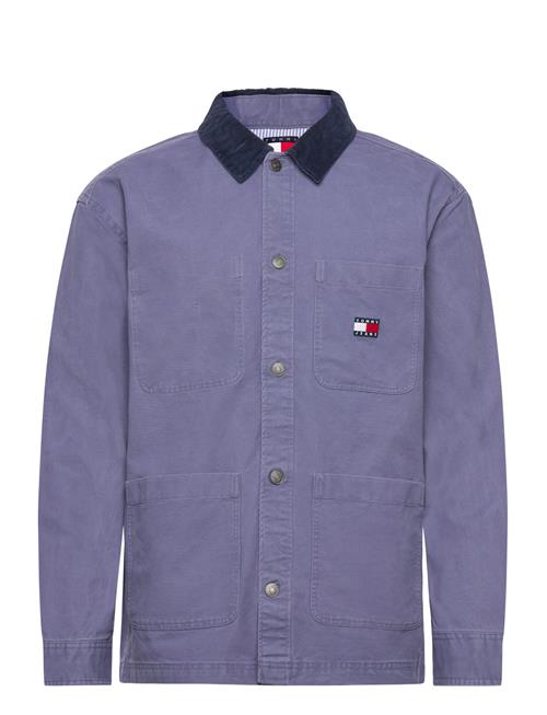 Tjm Canvas Cord Overshirt Ext Tommy Jeans Blue