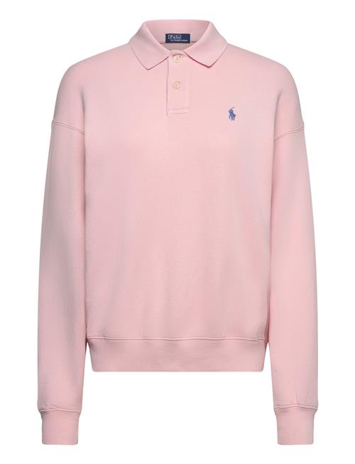 Lightweight Fleece Long-Sleeve Polo Polo Ralph Lauren Pink