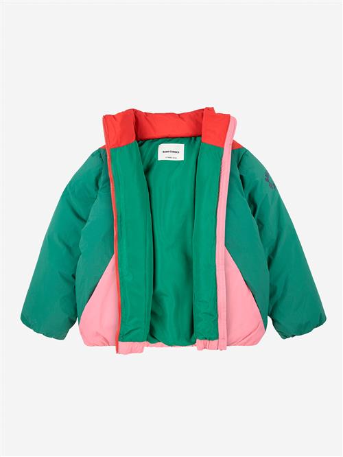 Bobo Choses Tic Tac Toe Color Block Anorak Multicolor  Multicolor 6-7 Years  Grøn  6-7 år  kvinde
